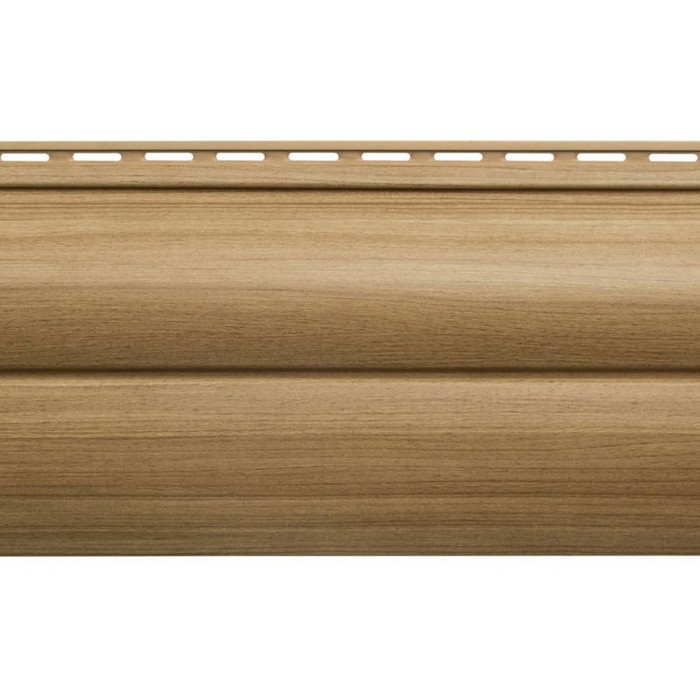 Сайдинг виниловый Альта-Профиль BH-03 Люкс двухпереломный 1.1х226х3000 мм Каштан